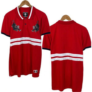 PO71 Mens Bleecker & Mercer Streetwear Short Sleeve Polo Shirt XL